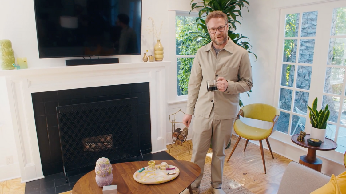 Concrete Cat inside Seth Rogen's Houseplant Headquarters
